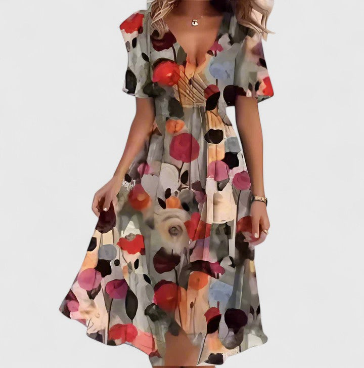 Robe midi d’été femme