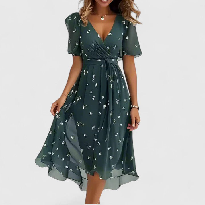Robe midi d’été femme
