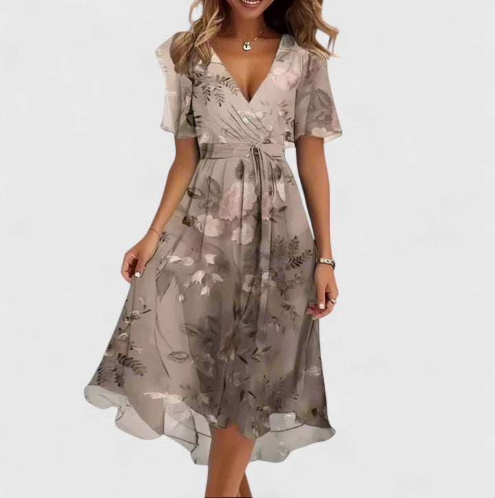 Robe midi d’été femme