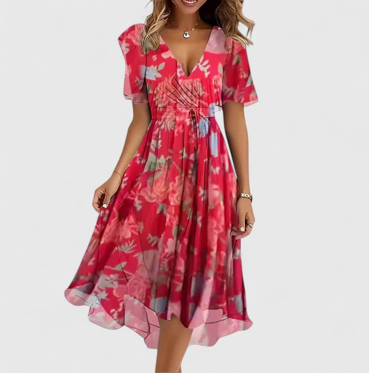 Robe midi d’été femme