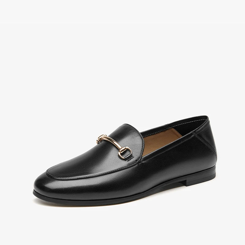 Mocassins femme à mors métallique 5