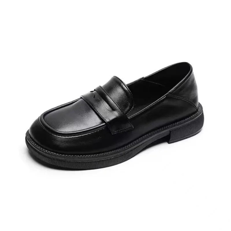 Mocassins femme à bride et bout rond en similicuir 6