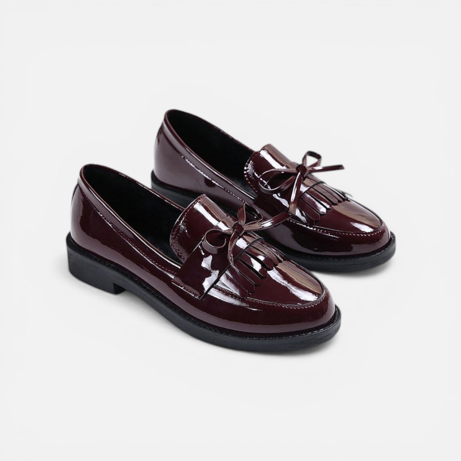 Mocassins femme vernis classiques à enfiler 10