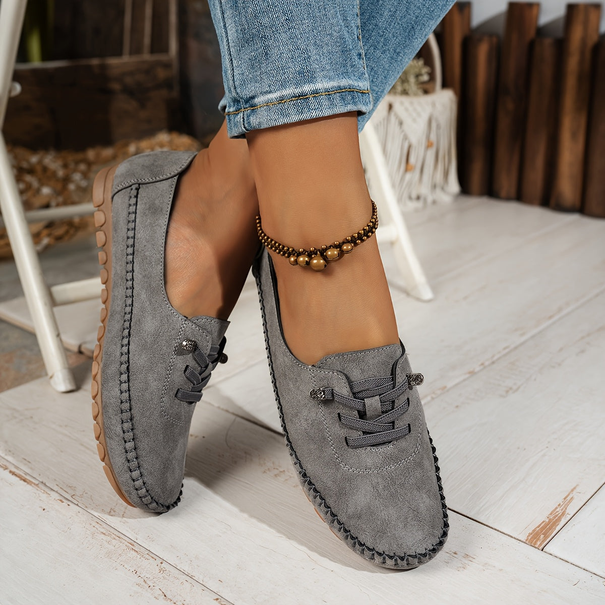Mocassins femme souples et légers à semelle antidérapante 7