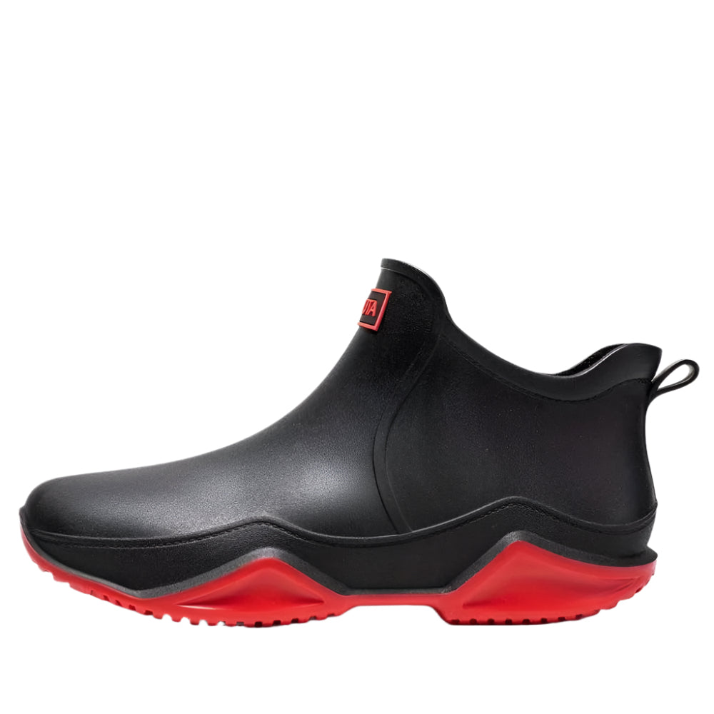 Bottes de pluie femme en caoutchouc imperméables à tige mi-haute 4