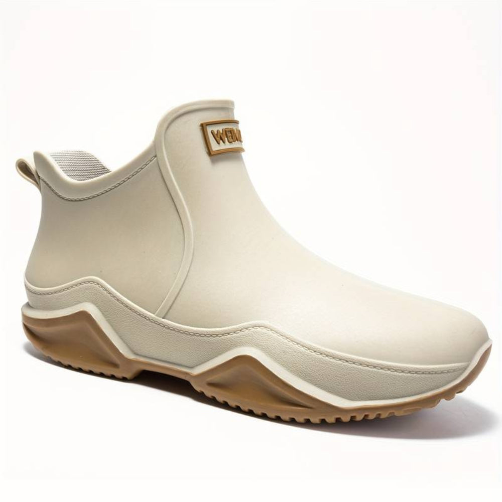 Bottes de pluie femme en caoutchouc imperméables à tige mi-haute 8