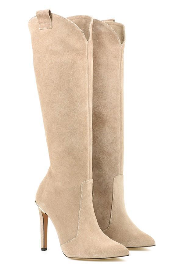 Bottes femme hautes à talon aiguille bout pointu 2