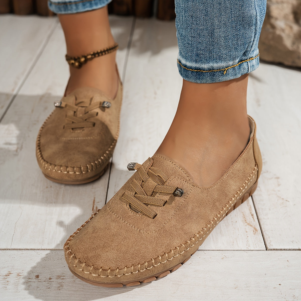 Mocassins femme souples et légers à semelle antidérapante 12