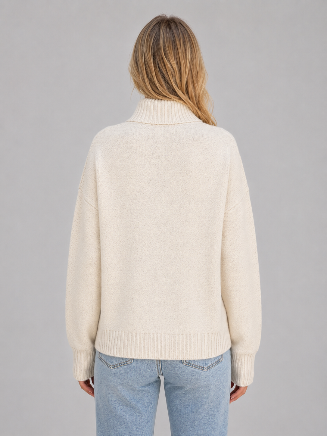 Cardigan femme zippé en maille à col cheminée 5