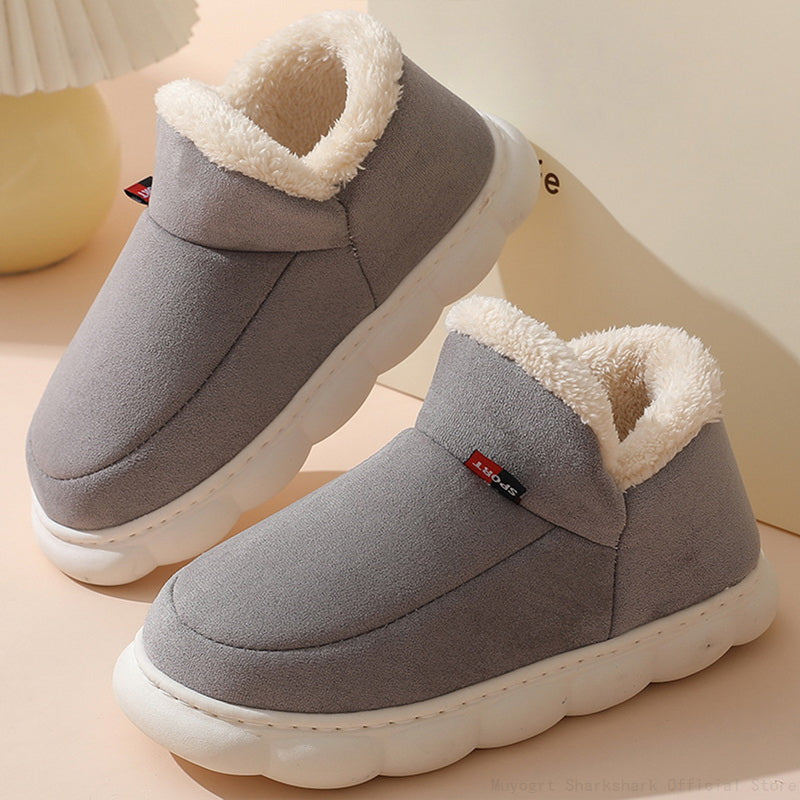 Chaussons femme fourrés à semelle antidérapante semelle de maintien 3