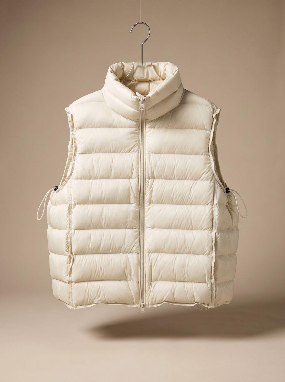 Doudoune sans manches femme à col montant déperlante zip double sens 1