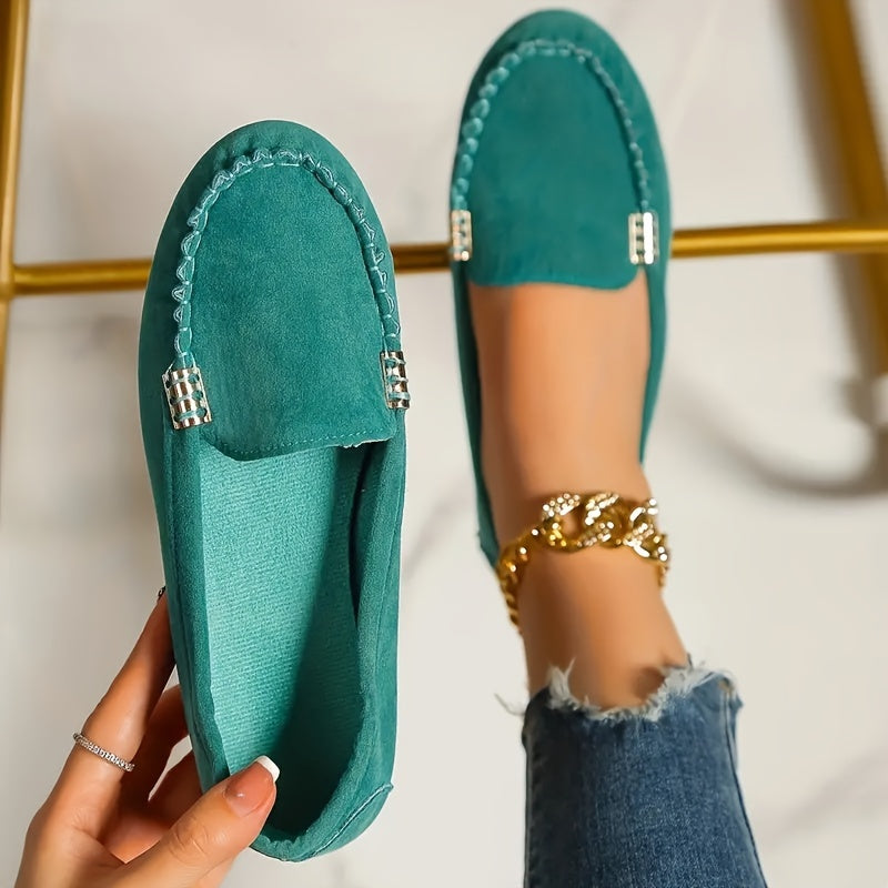Mocassins femme élégants façon ballerine 3