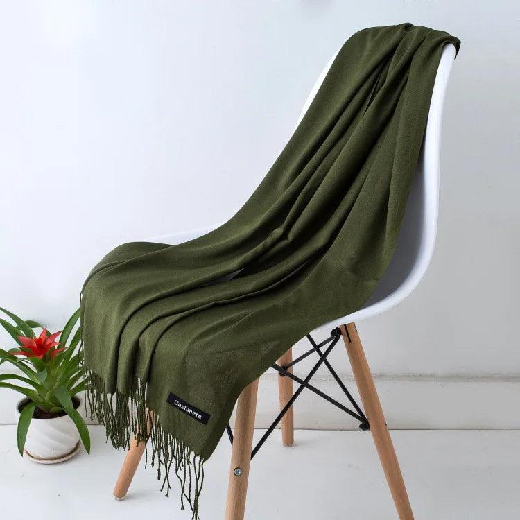 Écharpe à franges légère femme 10