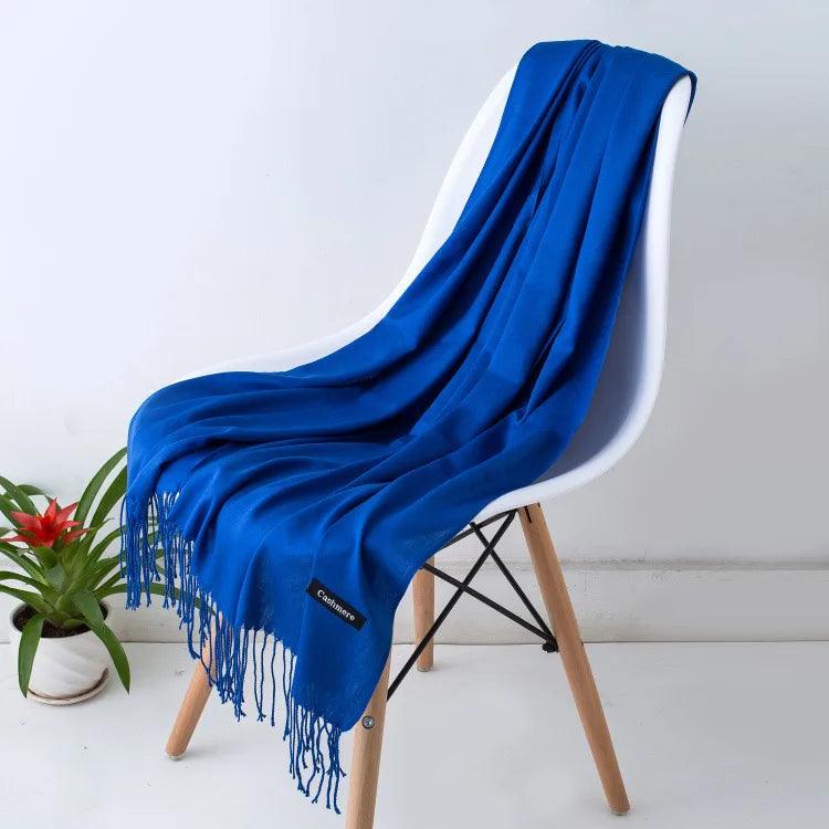 Écharpe à franges légère femme 11