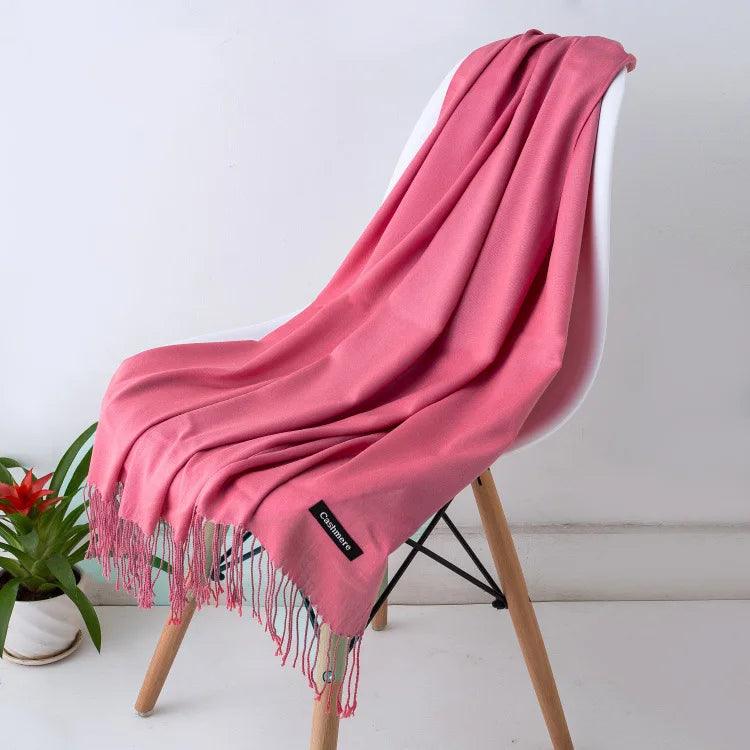 Écharpe à franges légère femme 12