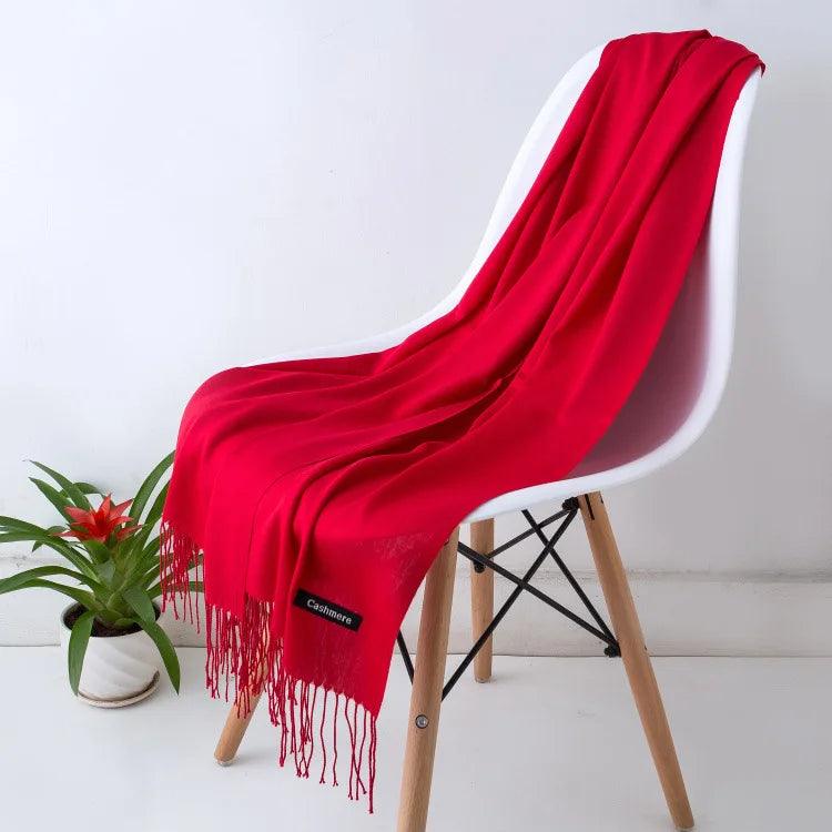 Écharpe à franges légère femme 6