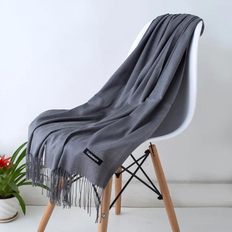 Écharpe à franges légère femme 9
