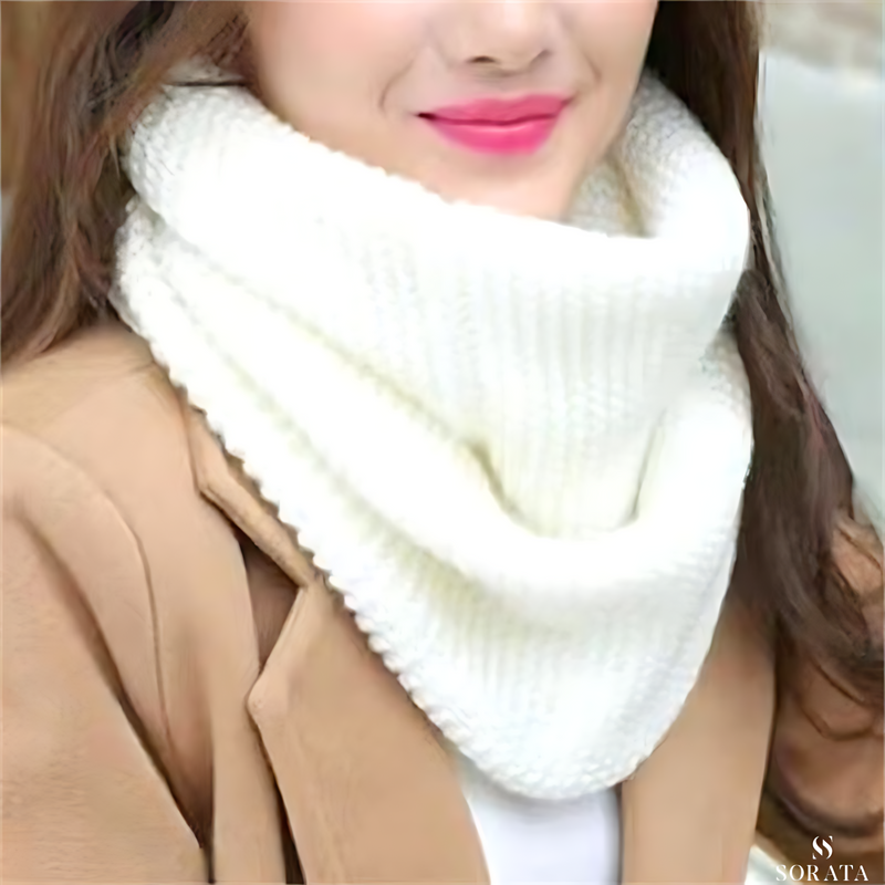 Écharpe snood douce femme 4