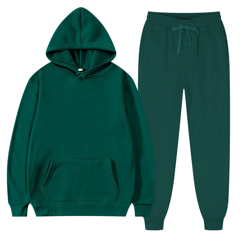 Ensemble jogging femme à capuche, poche kangourou et taille élastique 10