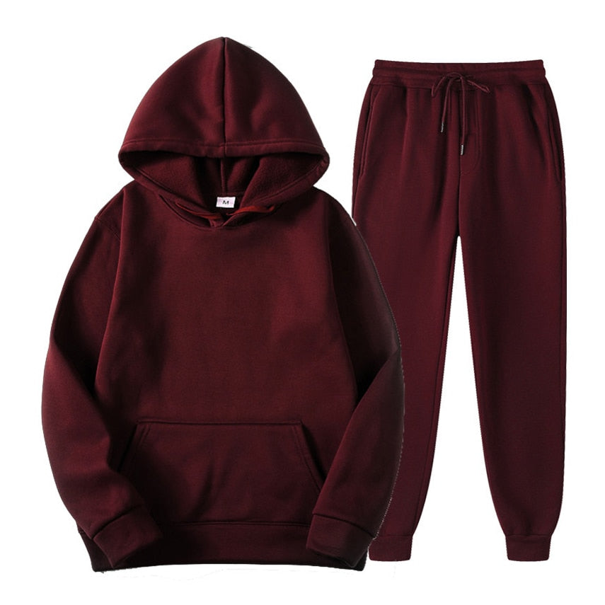 Ensemble jogging femme à capuche, poche kangourou et taille élastique 6