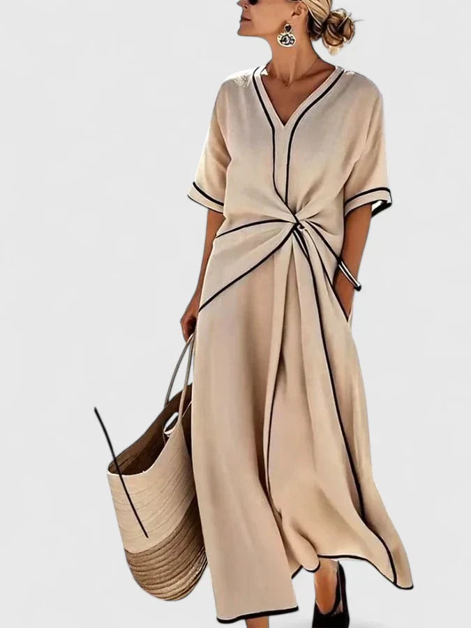 Robe maxi élégante d’été femme