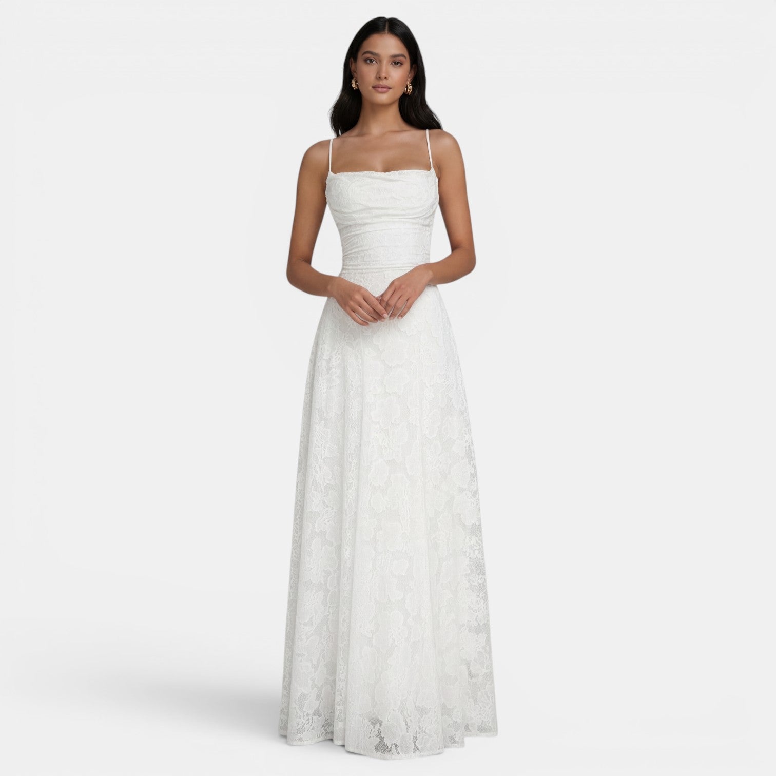 Robe moulante dos nu à nœuds sans manches élégante