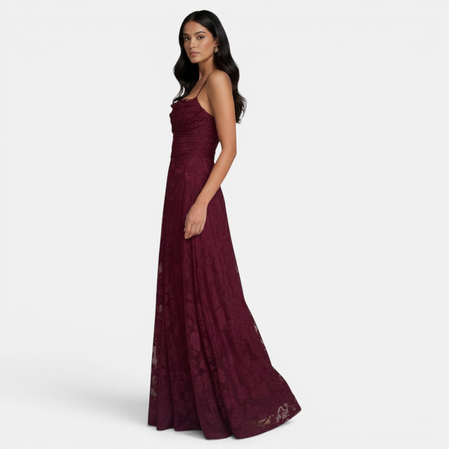 Robe moulante dos nu à nœuds sans manches élégante