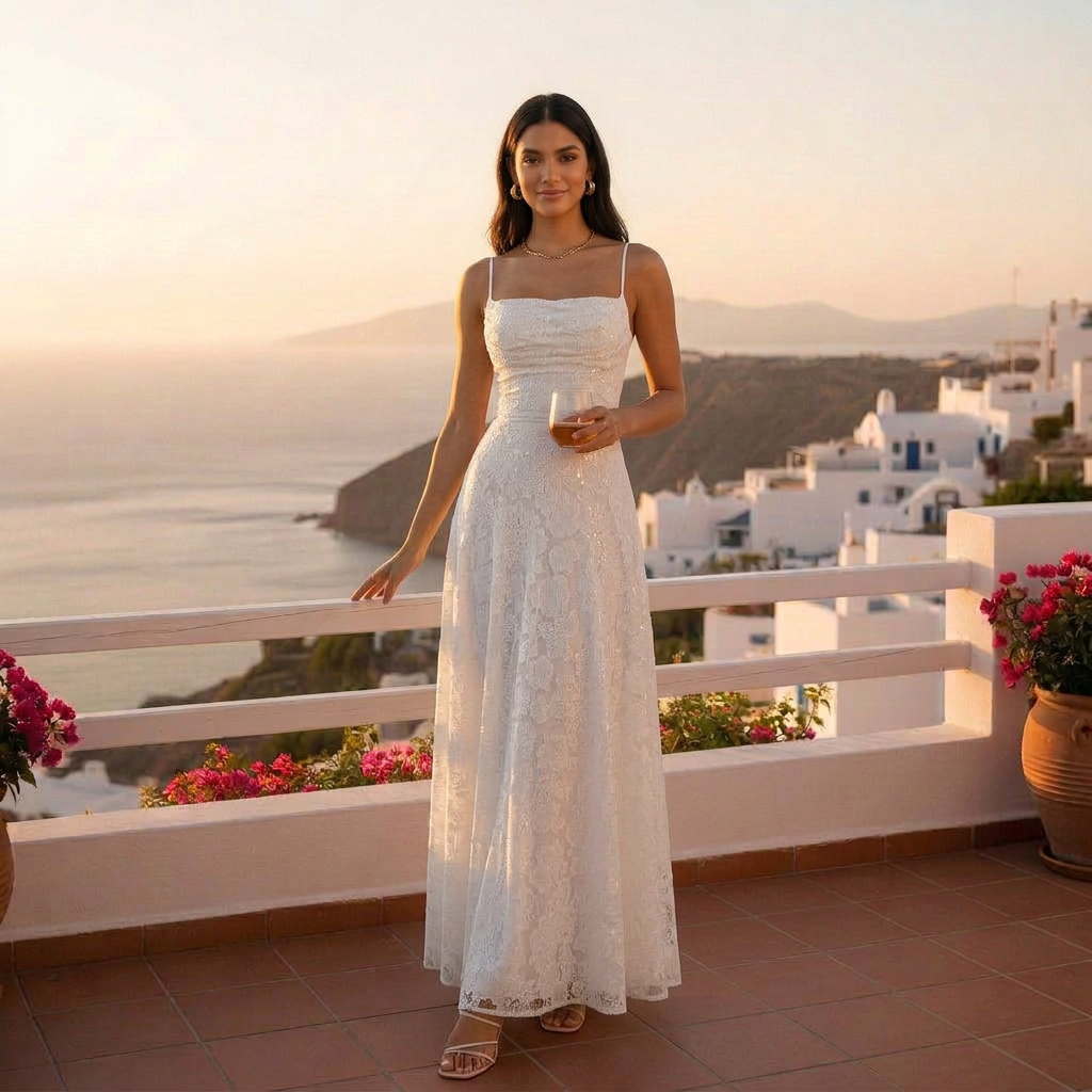 Robe moulante dos nu à nœuds sans manches élégante