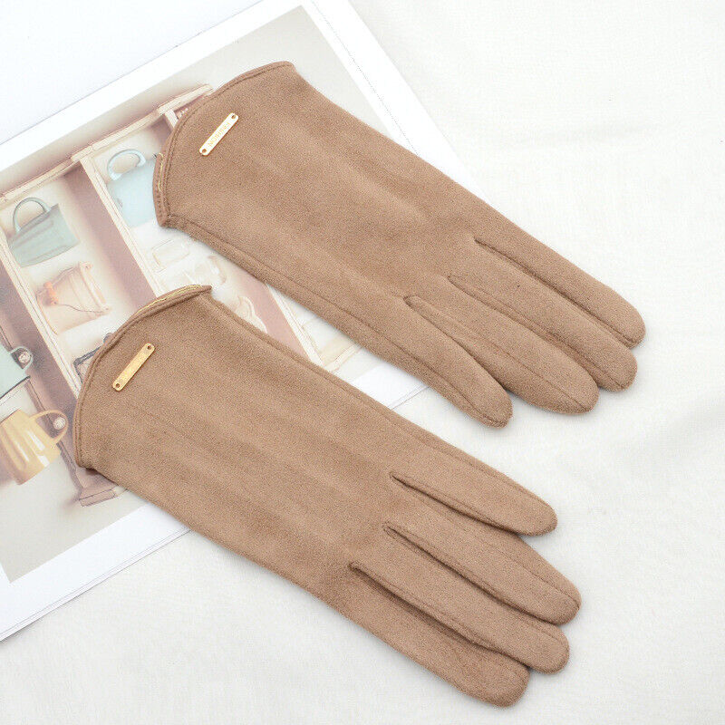 Gants d'hiver femme tactiles à doublure en laine 1