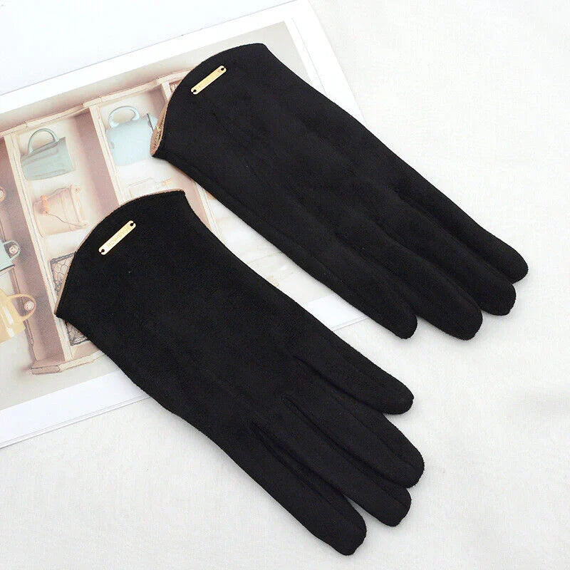 Gants d'hiver femme tactiles à doublure en laine 3