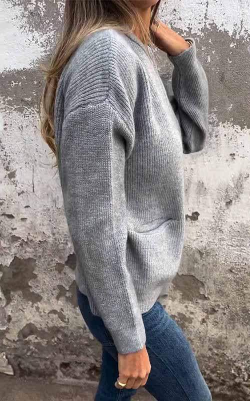 Gilet femme en maille douce et chaude au design intemporel 13