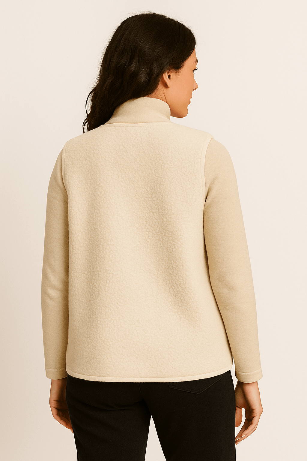 Gilet femme en peluche doux et léger pour la mi-saison 9