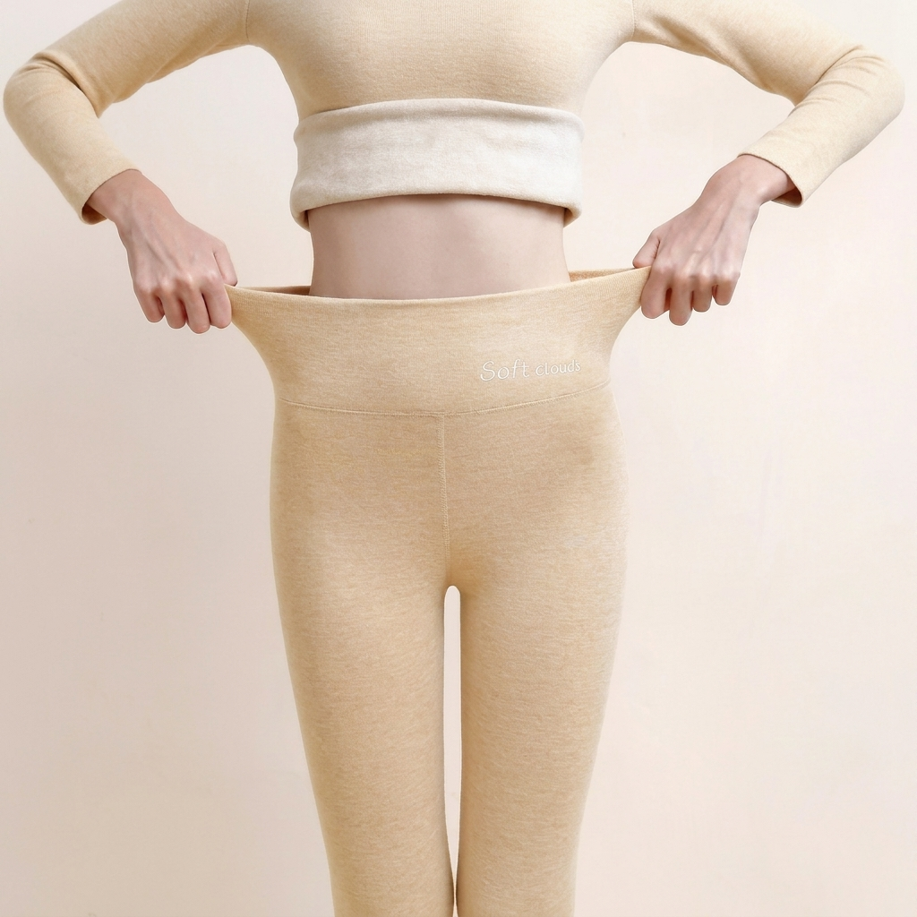 Legging thermique femme double polaire à taille haute 5