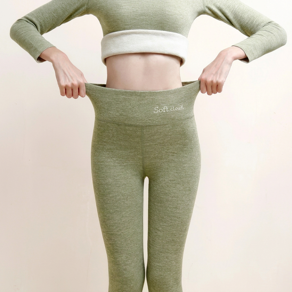 Legging thermique femme double polaire à taille haute 6