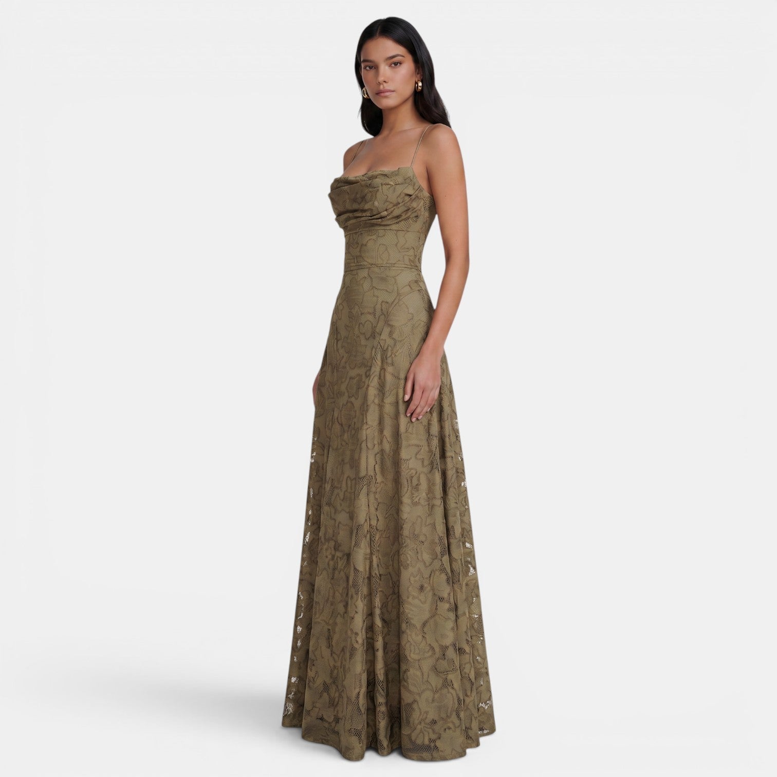 Robe moulante dos nu à nœuds sans manches élégante