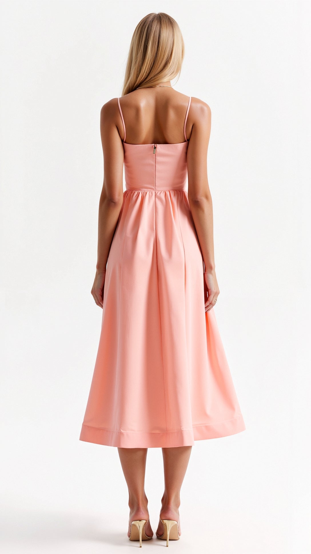 Robe midi fluide femme