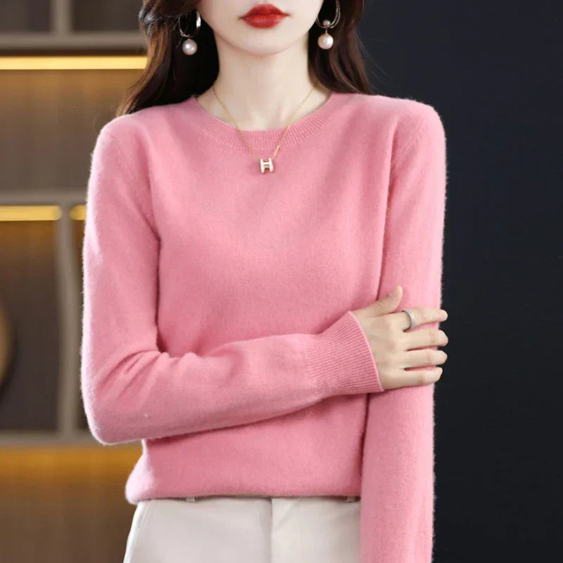 Pull en laine femme doux et chaud pour l'automne et l'hiver 1