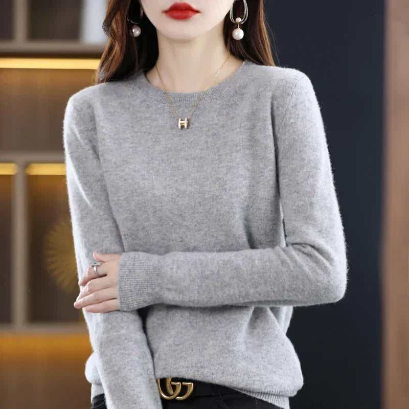 Pull en laine femme doux et chaud pour l'automne et l'hiver 10
