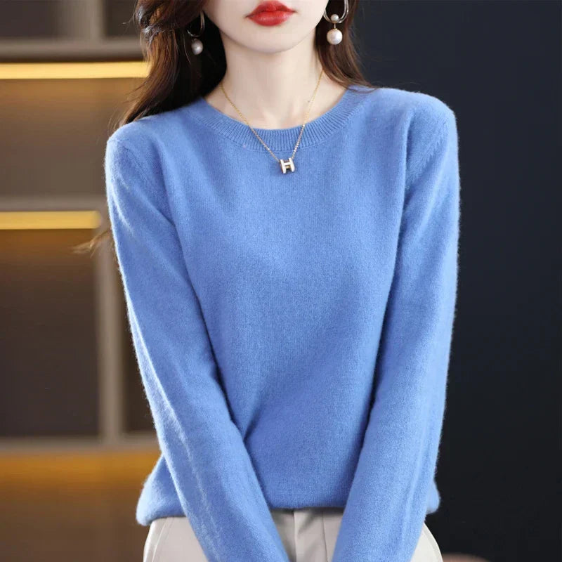 Pull en laine femme doux et chaud pour l'automne et l'hiver 16