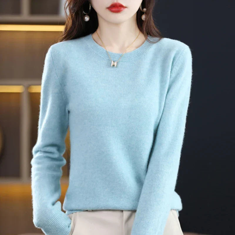 Pull en laine femme doux et chaud pour l'automne et l'hiver 2