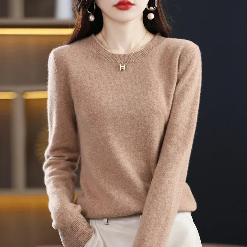 Pull en laine femme doux et chaud pour l'automne et l'hiver 20