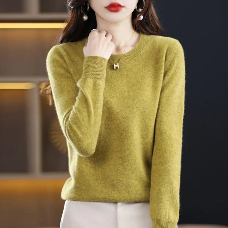 Pull en laine femme doux et chaud pour l'automne et l'hiver 3