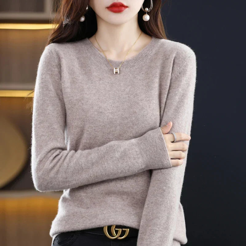 Pull en laine femme doux et chaud pour l'automne et l'hiver 6