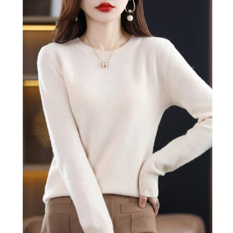 Pull en laine femme doux et chaud pour l'automne et l'hiver 8