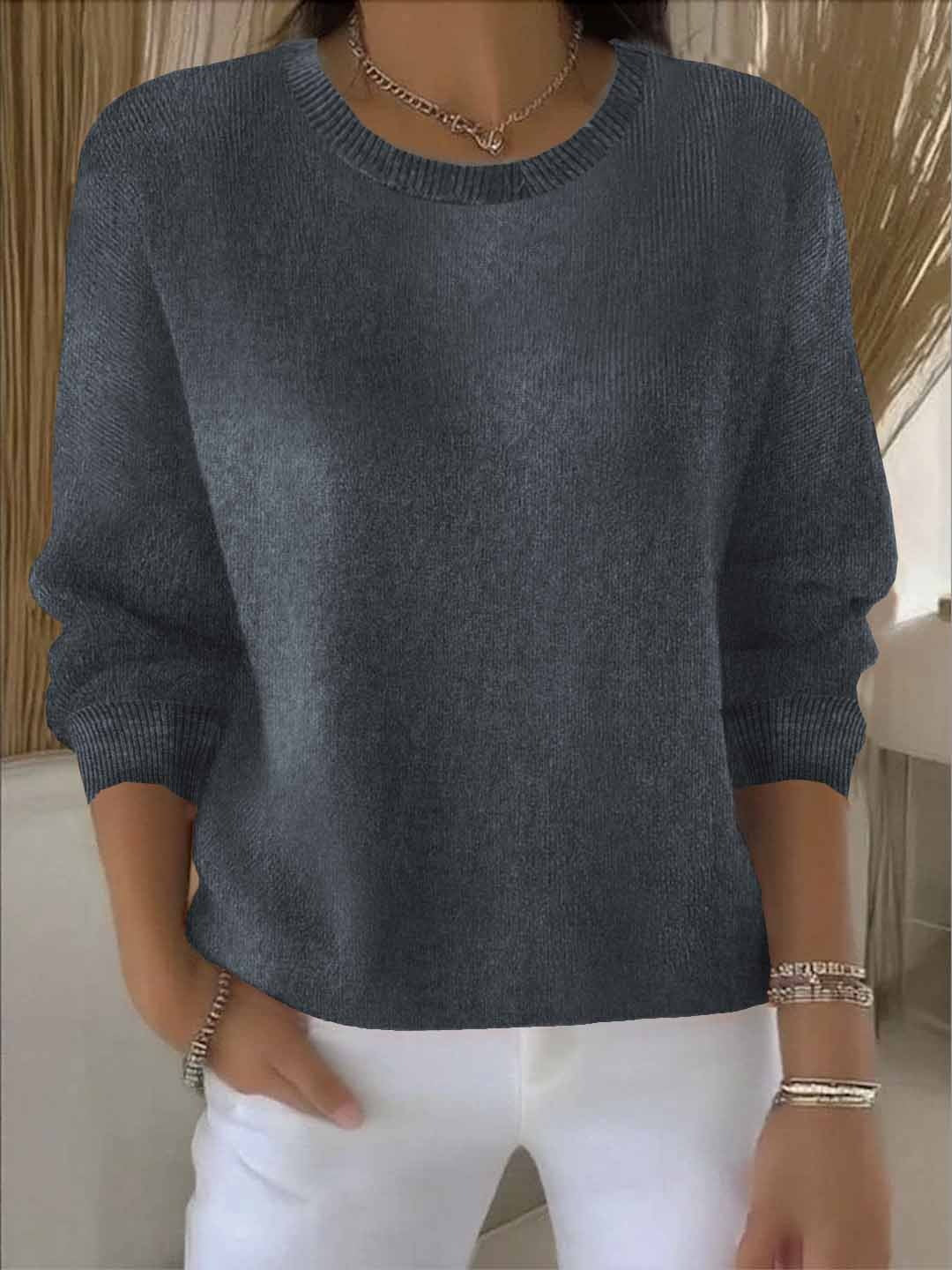 Pull en maille douce femme à coupe fluide 4