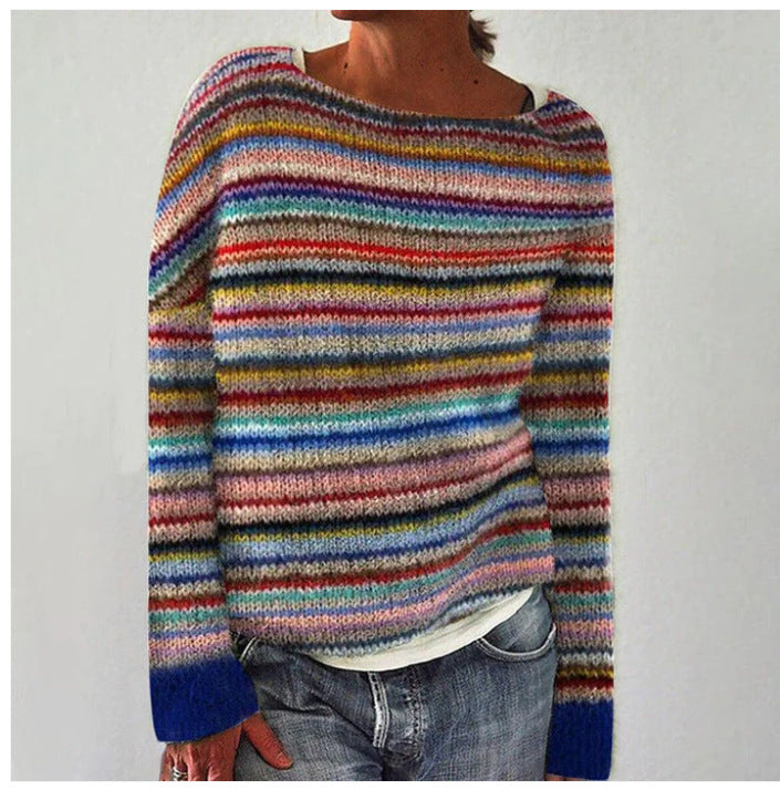 Pull femme à manches longues et coupe décontractée pour les journées fraîches 2