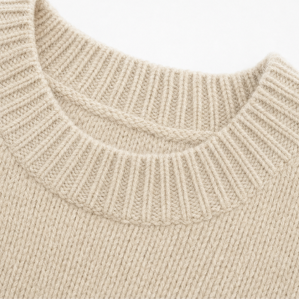 Pull femme en maille à détails tressés et boutons décoratifs 11