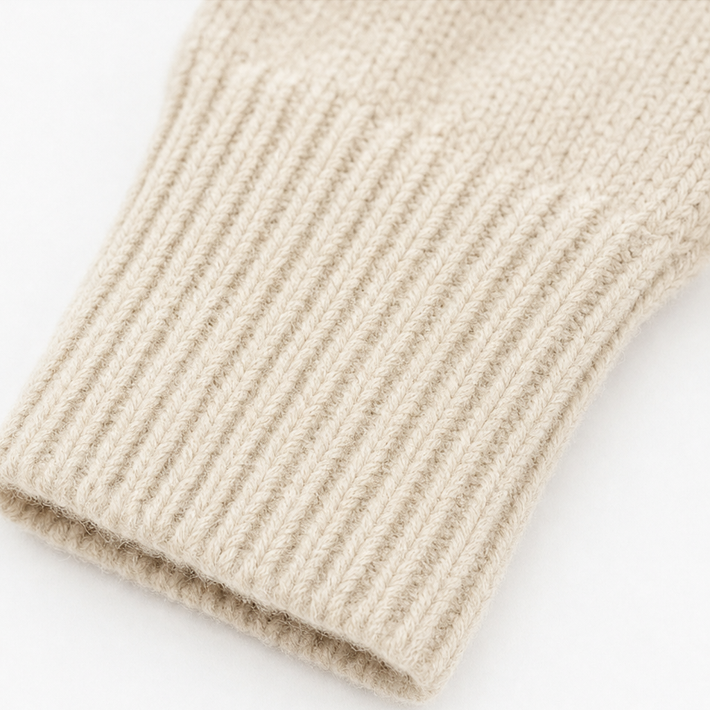 Pull femme en maille à détails tressés et boutons décoratifs 14