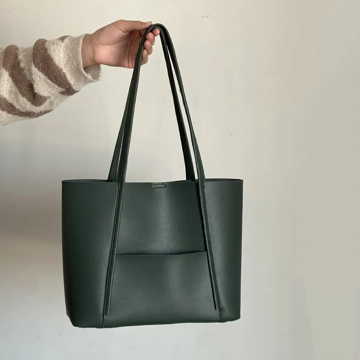 Sac à main femme en cuir avec anse et grande contenance 3