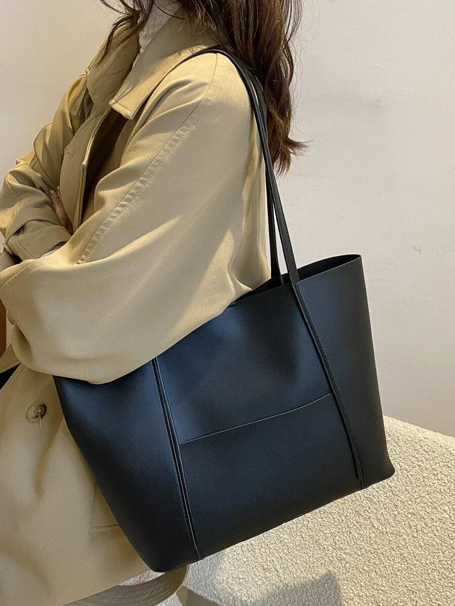 Sac à main femme en cuir avec anse et grande contenance 4